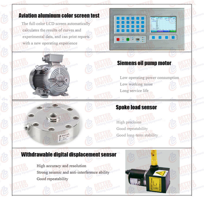 EN ASTM Digital Universal Testing Equipment Servo Hydraulic UTM Machine