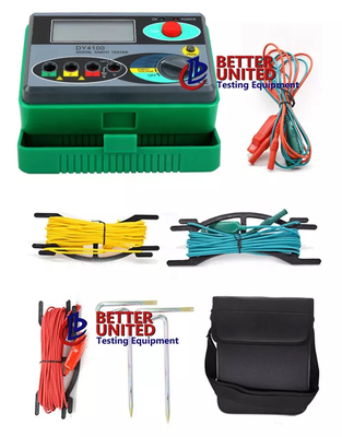 Digital Four Wire Soil Resistivity Tester Automatic Soil Testing Equipment