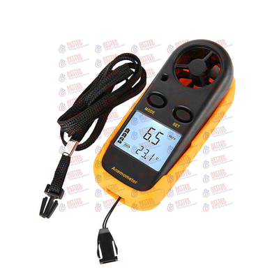 3mA Hand Held Anemometer Electronic Environmental Testing Apparatus