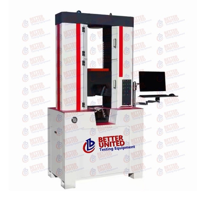 ASTM A370 UNI 7676 Servo Hydraulic Universal Testing Machine Integrated