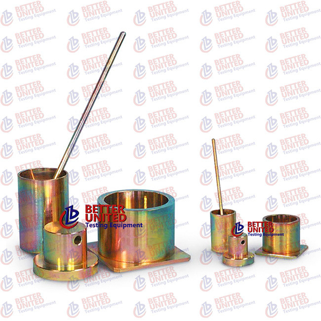 Steel 75mm Aggregate Crushing Value Apparatus With Cylinder Plunger